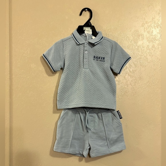 NWT Ted Baker infants Textured Polo Set size 12m - Picture 1 of 4